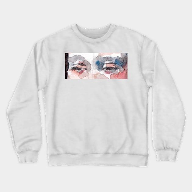 Sky -  A Watercolour Portrait Crewneck Sweatshirt by AnitasArtStore